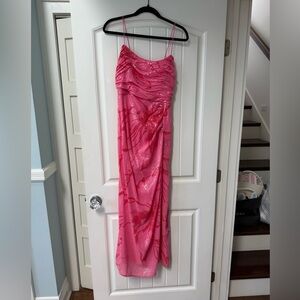 Hutch pink long dress size 2